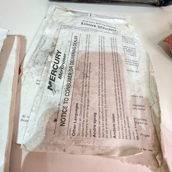 🌹🌹SOLD🌹🌹Mercury Marine Service Repair Manuals 1999 - Picture 10 of 16